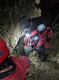 Cvičenie jaskynnej záchrannej činnosti v Strážovských vrchoch